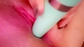 Horny slut with a swollen clit