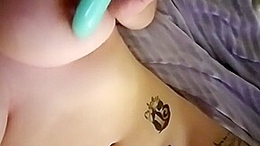 Horny slut with a swollen clit