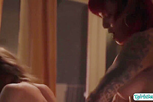 Hot Bigtits Transsexual Foxxy Licks And Fucks