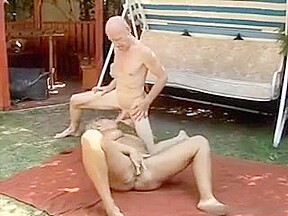 Hot Busty Granny #1 Banging Outside