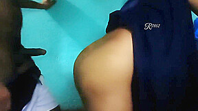 Hot Desi Bhabhi Quick Fucking In Standing Doggy Position