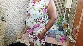 Hot Desi Bhabi Nude Show  and Boobs Massage   desi Bhabi Nude Bath In Bathroom