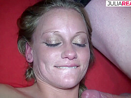 Hot Girl Eats Cum After A Fuck By Many Cocks In A Party
