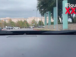 Hot Latina and Hispanic guy Car Fucking