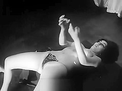 Hot Lesbian Girls Practicing Striptease