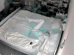 Hot Polish wife watching porn and masturbating on