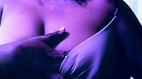Hot Sexy Desi Girl Opens Her Bra, Presses Her Boobs And Sucks Nipples