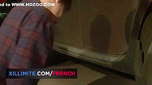 Hot Threesome In The Garage With And Shirin - Shirinna Nouna