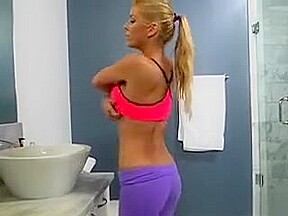 Hot Wife Alexis Fingering While Peeping Tom Watches