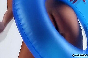 Hot Young Slut Magagie Plays With A Baloon