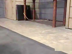 Hot ass slave anal banged in dungeon