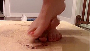 Hot girl breaking his dick on the cockbox
