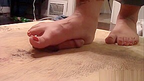 Hot girl breaking his dick on the cockbox
