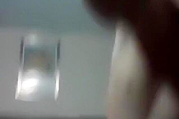 Hot girlfriend Christine sucking in blue thong