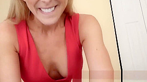 Hot milf seduces her stepson into getting her pregnant with his big dick