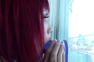 Hot shemale ladyboy toy solo pleasing