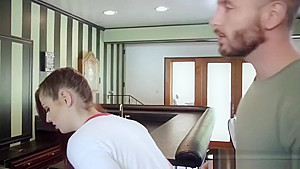 Hot teen 18+ at The Arcade Gets Fucked on the Pinball Machine