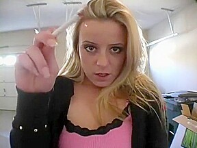 Hottest homemade Blonde, Smoking sex clip