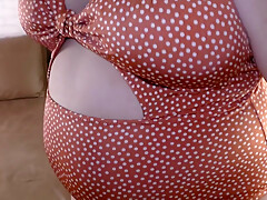 Hotwife With A Big Pregnant Belly Posed For Cuckold Wife When Her Boobs Are Milking