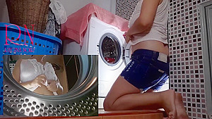 Housewife Fucked In The Washing Machine  Mix 1