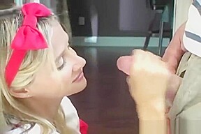 How Wife Rio In Red Stockings and Costume