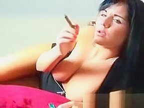 Humble teen 18+ Smoking Wild Naked
