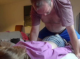Humping And Cumming Inside Her Shorts