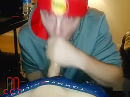 Hung 20 YO Gets His First BJ from a Guy