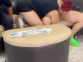 Husband Loses His Money Gambling On Card Games