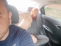 I Seduce The Man From The Uber And Ask Him For Permission To Masturbate In His Car