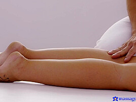 Impudent Masseur Fucks Young Clients Oiled Pussy With Mina Moreno