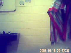 In and out of the shower