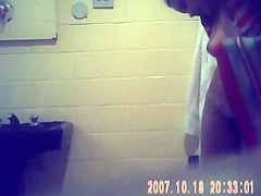 In and out of the shower