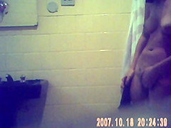 In and out of the shower