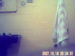 In and out of the shower