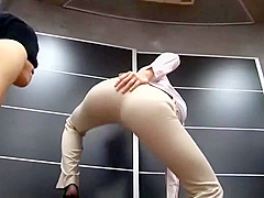 Incredible Japanese chick Miwako Yamamoto in Crazy Fetish, Doggy Style JAV clip