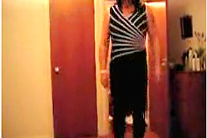 Incredible amateur shemale video with Solo scenes