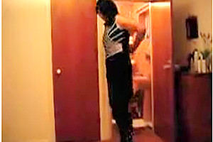 Incredible amateur shemale video with Solo scenes