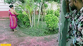 Indian Beautiful Maid Hot Sex At Open Garden!! Viral Sex