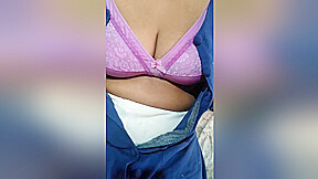 Indian Desi Bhabhi Dammi Enjoying Her Self 55