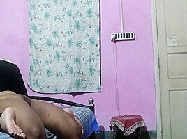 Indian Girlfriend And Boyfriend Fucking In Bedroom