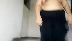 Indian Horny Wife Naked In The Building