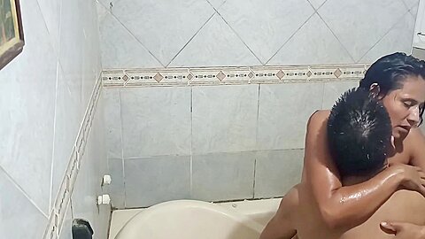 Indian Step Sister Gets Ass Fucked In The Shower