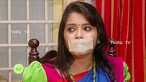 Indian Women In Saree Stuff Gagged And Taped