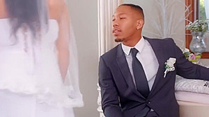 Interracial anal sex right before her wedding