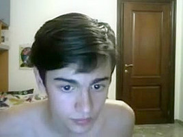 Italian cute boy with nice hard cock hot tight ass on cam