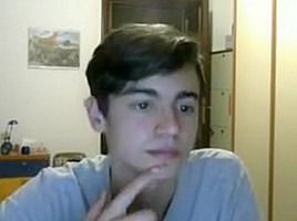 Italian cute boy with nice hard cock hot tight ass on cam