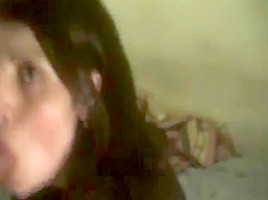 Italian gf pretend cum