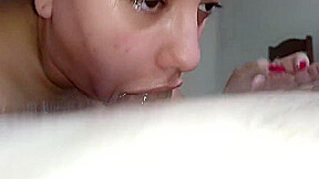 Its Delicious To Feel The Bitchs Big Lips Sucking My Hard Cock