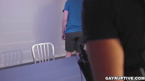 Jack Hunter And Nick Capra - Boyfriend Face Fucked By Border Officers Huge Cock!